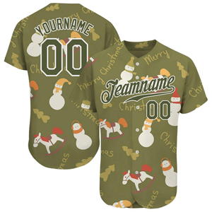 Maillots de baseball unisexes à col en V personnalisés OEM respirants avec nom et numéro d'équipe taille plus pour adultes - Product Image 2