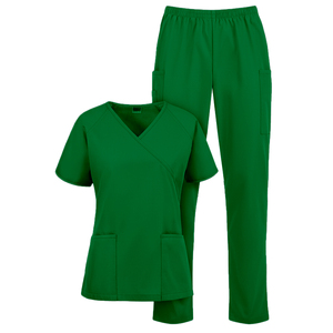 Đồng phục y tá nữ co giãn tùy chỉnh: Nhà máy OEM cung cấp, bộ đồ y tế bệnh viện - Product Image 2
