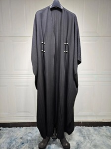 Thobe / Thawb Venta al por mayor Ropa islámica Dubai Turquía Vestido elegante Abaya Chica Mujeres Vestido musulmán - Product Image 5