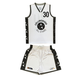 ชุดบาสเก็ตบอลแบบสวมใส่สบายสำหรับทีมชาย  ชุดแข่งพร้อมกางเกงขาสั้น  ผ้าโพลีเอสเตอร์ 100%  แบบซับลิเมชั่น  สำหรับเยาวชน - Product Image 3