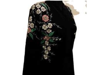 Dubai Abaya Arabic Jalabiya Dubai เสื้อผ้าแฟชั่นมุสลิมดั้งเดิมและเครื่องประดับชุดเพื่อนเจ้าสาวเสื้อผ้ายีนส์มีฮู้ด - Product Image 1