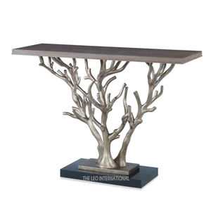 Mesa de consola decorativa de diseño creativo, mesa de muebles de acero inoxidable, mesa de pasillo de la más alta calidad para vestíbulo de Hotel - Product Image 4