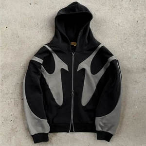 OEM Winter Fashion Men's Thermal Pullover Hoodie 100% Cotton French Terry High Quality Panel Cut Front Plain Design Size XL - Product Image 3