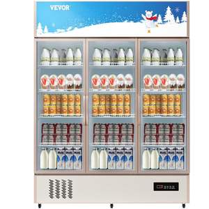 Refrigerador Comercial de Alta Calidad de 35 Pies Cúbicos Enfriador de Bebidas Vertical de Triple Puerta Batiente con Iluminación LED, Listo para Enviar - Product Image 1