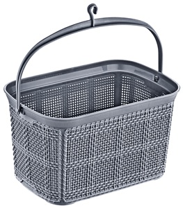 Cesta de clavijas de yute de plástico PP de diseño moderno de 3L con asa organizador de ropa colgante para almacenamiento multiusos en lavandería Cocina - Product Image 6