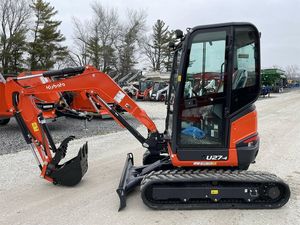 รถขุดขนาดเล็ก Kubota U27-4 มือสอง สภาพดี พร้อมใช้งาน เครื่องจักรก่อสร้างไฮดรอลิกขนาดกะทัดรัด จัดส่งรวดเร็ว มีสินค้าในสต็อก - Product Image 1