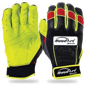 Guantes de béisbol para atar, de piel de oveja, cuero, bateo - Product Image 2