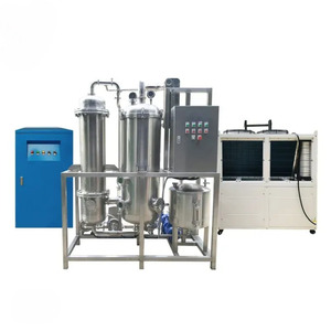 เครื่องระเหยนมแบบฟิล์มตกแบบโรตารี่อุตสาหกรรมชนิดสองเอฟเฟกต์ ควบคุมด้วย PLC ความจุ 50-100 ลิตร - Product Image 1