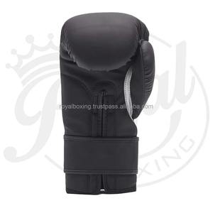 Gants de boxe et de MMA professionnels en cuir de haute qualité avec logo personnalisé Fabricants de gants de boxe avec logo personnalisé - Product Image 1