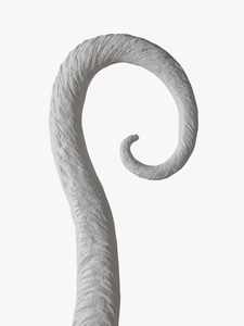 Sculpture de singe blanc massif pièce maîtresse décorative intérieure Figurine d'argent massif de vente chaude Statue de pelouse de jardin décorative - Product Image 3