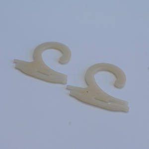 Crochet d'affichage en plastique biodégradable en gros pour chaussettes 8 27x26mm 250g capacité de charge 500 pièces/sac - Product Image 5