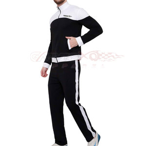 Ensemble de survêtements d'hiver imperméables en molleton de coton respirant et écologique de haute qualité, grande taille, personnalisé, décontracté, deux pièces pour hommes - Product Image 3