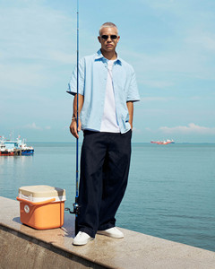 กางเกงยีนส์ทรงตรงแบบลำลองสำหรับผู้ชาย ผ้าฝ้าย 100% ทรงโค้ง ระบายอากาศได้ดี สไตล์เวียดนาม เอวกลาง เหมาะสำหรับฤดูใบไม้ร่วง - Product Image 2