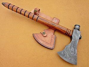 Wholesale Customized Premium Quality OEM ODM Service Professional <b>Axe</b> Carbon Steel <b>Axe</b> Camping With <b>Wood</b> Handle Leather Sheath - Product Image 2