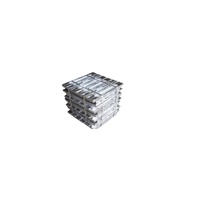 Lingots d'antimoine 99,65 % 99,85 % 99,9 % non alliés, blanc argenté, usage industriel, norme internationale, poids métallique, origine kg, modèle