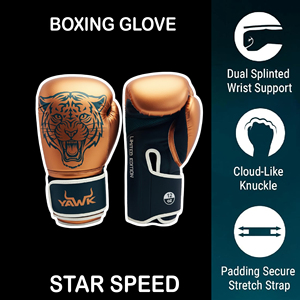 Prix de gros Gants de boxe en cuir respirants imperméables Logo personnalisé Durable Léger Rembourré Gants de Muay Thai pour adultes - Product Image 3