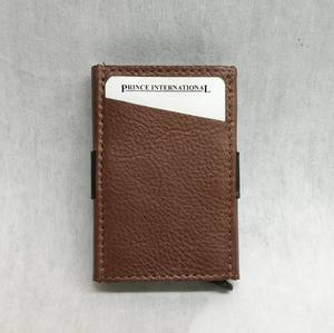 Portefeuilles en cuir avec porte-cartes à bouton poussoir, RFID, sangle élastique, sac à main, logo de marque personnalisé, emballage cadeau, prix de gros - Product Image 2