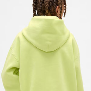 Sweat à capuche uni pour garçons, essentiel pour l'hiver, avec couture durable / Service OEM pour les acheteurs en gros, design à prix avantageux - Product Image 5