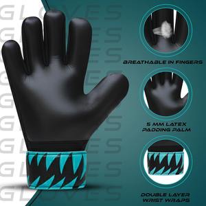 Durable Latex Pro Soccer <b>Goalkeeper</b> <b>Gloves</b> Shock-Absorbing Palm Reinforced Finger Safety Waterproof Breathable Outdoor <b>Gloves</b> - Product Image 3