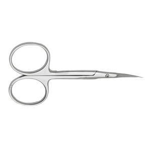 Manicure Cuticle <b>Scissor</b> Mirror Polish Russian Style Sharp Point <b>Curved</b> Blade Stainless Steel <b>Scissors</b> With Customized Packing - Product Image 5