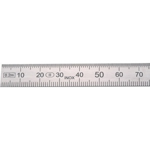 HELIOS PREISSER Regla Flexible de Acero Inoxidable de 1000 mm con Graduación de 1 mm/1/2 mm - Product Image 1