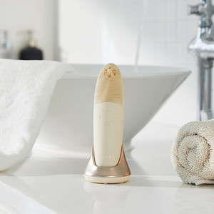 Cepillo de limpieza facial eléctrico inalámbrico IPX7 Limpiador de poros profundo a prueba de agua Modos de doble velocidad para todo tipo de piel - Product Image 1