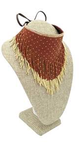 Quality Handicrafts Multi Long Seed <b>Bead</b> Necklace V Neck Necklace Beadwork Jewelry Ethnic Gift for Women <b>Man</b> BY HF CRAFTS - Product Image 3