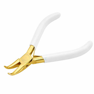 High Quality <b>Bent</b> <b>Nose</b> <b>Pliers</b> Jewelry Making Stainless Steel Precision Tool For Beads Wire Craft Wholesale Manufacturer - Product Image 2