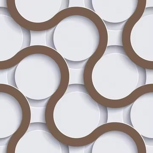 Azulejos de porcelana impresos en 3D modernos de 400x400mm para paredes de ducha de baño de cocina pisos aislamiento térmico hecho en China 40x40cm - Product Image 4