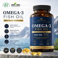 Cápsulas de Aceite de Pescado Omega 3 con Alto Contenido de EPA y DHA, Suministro al por Mayor, Fabricante de Suplementos de Marca Privada OEM ODM
