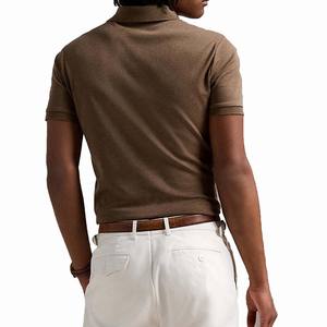 Chemises décontractées pour hommes à coupe classique, 100% fibre de bambou, tissu jersey respirant, manches courtes, couleur unie - Product Image 4