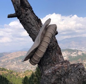 Chapeau d'hiver tendance Chitrali unisexe en laine Pakol, doux, chaud, fait à la main, décontracté, respirant, pour les voyages en plein air, mode - Product Image 4