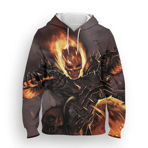 Vente en gros d'usine personnalisé 220GSM Sweats à capuche en tissu polaire 100% coton mélangé polyester DTF imprimer son propre logo Basics pour hommes pour l'hiver - Product Image 1