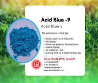 Bleu acide 9 (C.I.) 42090) par RED SUN DYE CHEM – Emballage sur mesure pour les industries textiles – Fabricant et exportateur indien