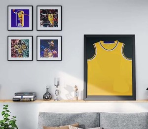 Jersey Frame - Nuevo Marco de Fotos para Niños, Estuche de Exhibición, <span class=keywords><strong>Golden</strong></span> <span class=keywords><strong>State</strong></span> <span class=keywords><strong>Warriors</strong></span>, Arte Conmemorativo Juvenil, Decorativo, Moderno y Ecológico - Product Image 3