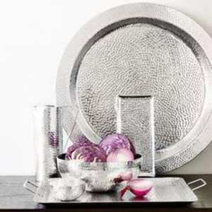 Plateau de service en acier inoxydable avec sophistication simple pour organiser des articles de décoration alimentaire ou des essentiels de cuisine sur les comptoirs - Product Image 5