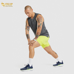 Short de jogging décontracté pour hommes personnalisé 100% coton Streetwear avec motif solide impression de flocage bouffant 3D disponible dans toutes les tailles - Product Image 4