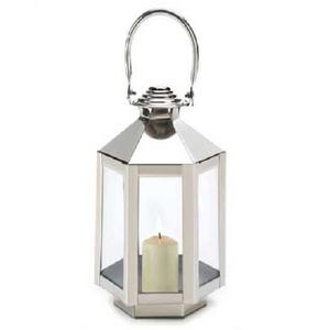 Moderno lujo chapado en oro de acero inoxidable piso linterna de alta calidad de Navidad portavelas con impresión personalizada - Product Image 4