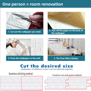 <span class=keywords><strong>Papel</strong></span> pintado moderno 3D Tapiz autoadhesivo Peel and Stick <span class=keywords><strong>Papel</strong></span> De Parede Lavavel pegatinas de pared con efecto 3D - Product Image 5
