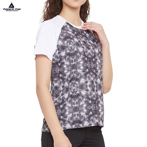 Nueva llegada de las mujeres de secado rápido Running Shirts personalizado Spandex Material camisetas de impresión al por mayor sublimado señoras apliques - Product Image 5