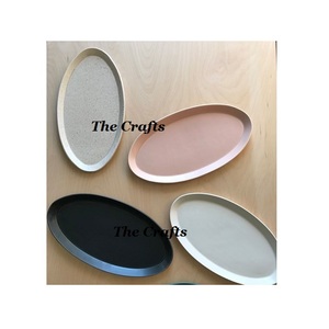 Bulk Metal Pink Color Food Serving <b>Tray</b> With Exclusive Quality Serving Dessert Food <b>Tray</b> For Wedding Party Usage - Product Image 3