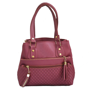Sac à main pour femme en cuir rétro personnalisé OEM, fermeture éclair, sac à main de créateur, doublure en polyester, portable, deux sangles, dos souple, 1-1,9 L - Product Image 1