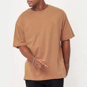 Venta al por mayor de alta calidad Blanco camisetas en blanco gráfico personalizado impreso algodón camiseta lisa de gran tamaño pesado hombres camiseta - Product Image 1