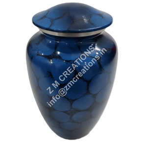 Urna conmemorativa de latón para cenizas, gran tamaño pequeño, recuerdo, cremación, contenedor de entierro, tarro de almacenamiento para cenizas humanas para adultos, urnas de Metal de aluminio - Product Image 1