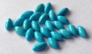 Cabujón de marquesa turquesa de la Bella Durmiente de Arizona natural 4X8mm de alta calidad-Marquesa turquesa de Arizona suelta - Product Image 6