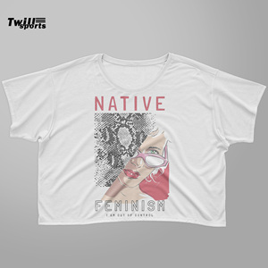 2025 T-shirts d'été écologiques pour femmes T-shirts à la mode avec des couleurs unies et un nouveau design pour la vente en gros - Product Image 1