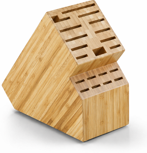 Portacuchillos de Bambú Ecológico de Lujo de Alta Gama, Capacidad para 7 Cuchillos de Cocina, Estilo Moderno Minimalista, Resistente y Duradero - Product Image 3