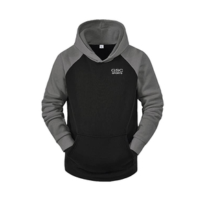 Sudaderas con capucha en color negro y gris, obtén tus diseños personalizados y logotipos impresos - Product Image 1