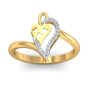 Pulsera de piedras preciosas de circón chapada en oro de 18 quilates hecha a mano para mujer, compromiso delicado, propuesta de aniversario, diseño de corazón de anillo - Product Image 1