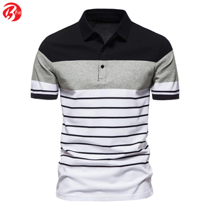 เสื้อโปโลผ้าระบายอากาศสำหรับผู้ชายเสื้อโปโลผ้าฝ้ายพลัสไซส์สำหรับผู้ชายดีไซน์ตามสั่ง - Product Image 4